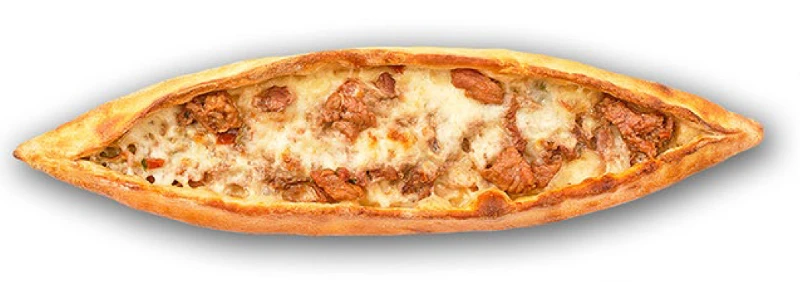 Cubed Meat and Kashkaval Cheese